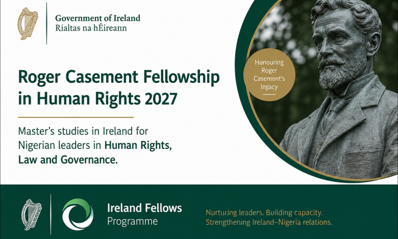 Roger Casement Fellowship 2027 logo