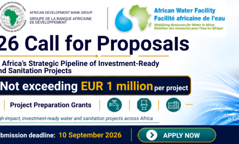 The African Water Facility (AWF) logo