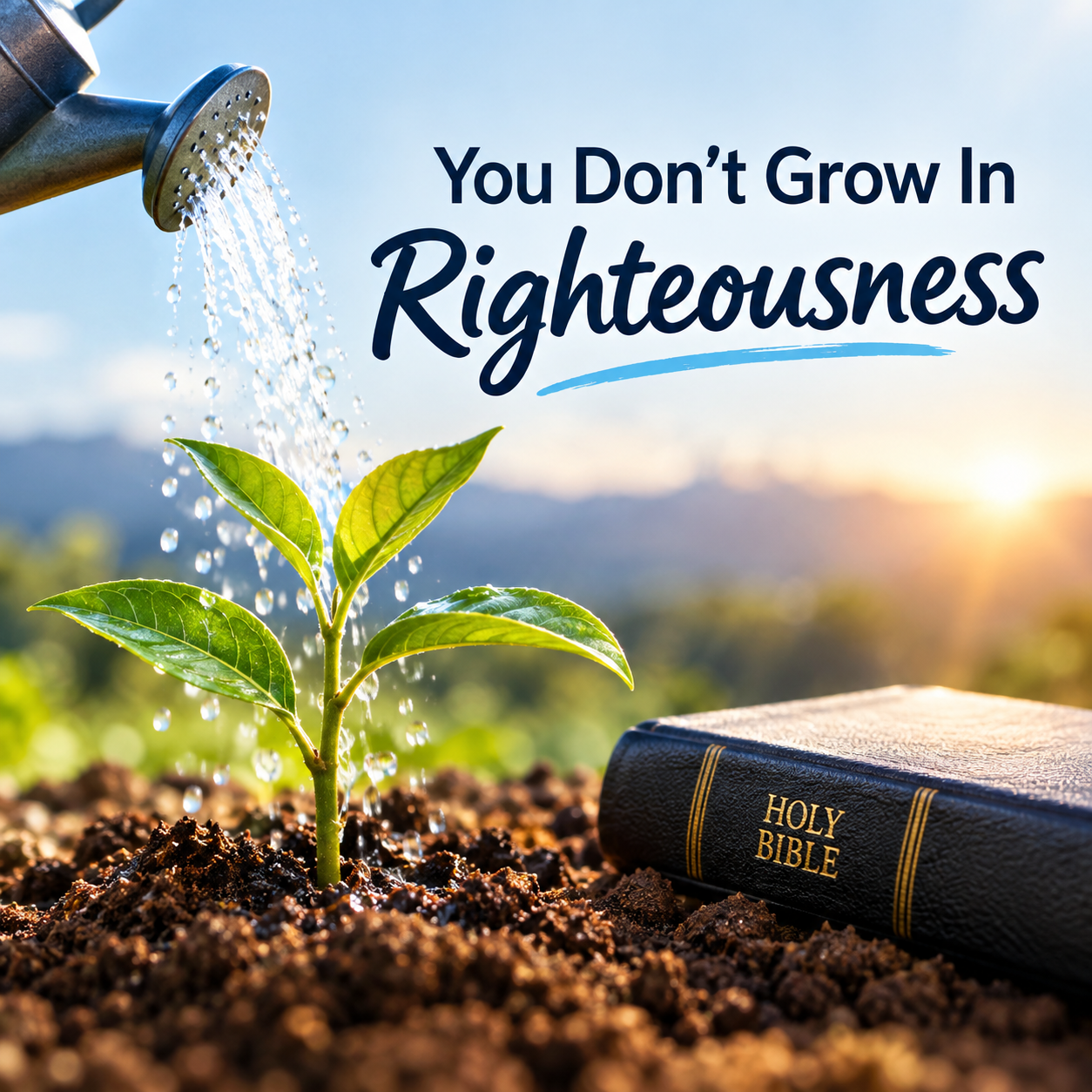 You Don't Grow In Righteousness