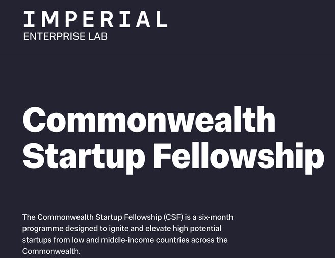 The Commonwealth Startup Fellowship logo