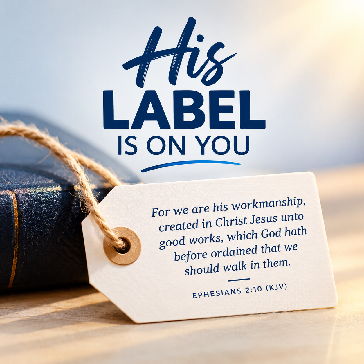 His Label Is On You