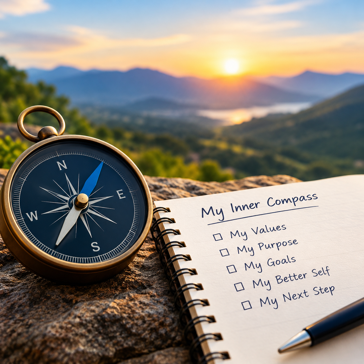 Creating Your Personal Inner Compass: A Guided Reflection Workbook